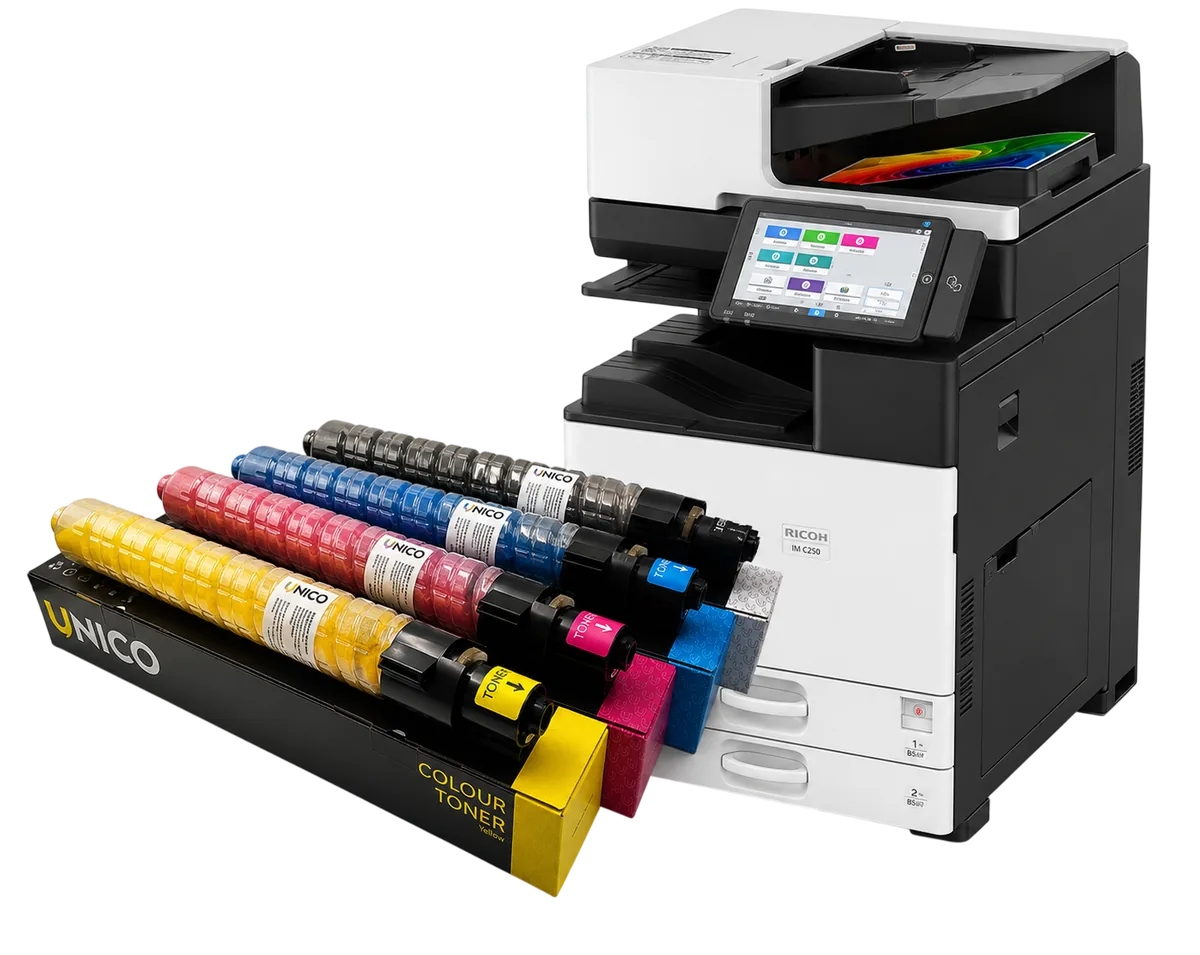 Ricoh-compatible cartridge supply by UNICO